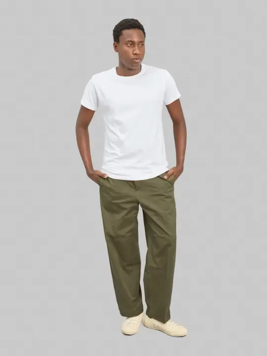 Momotaro Jeans MMPT6007 Westpoint Trousers Khaki