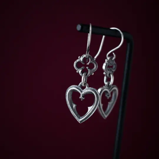 Devoted Heart Earrings II