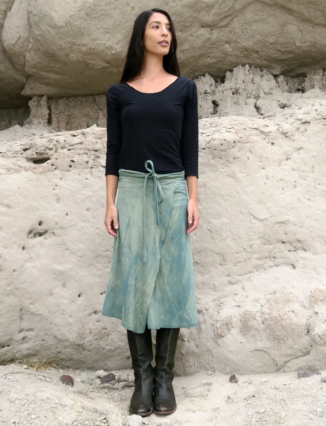 Simplicity Wrap Below Knee Skirt