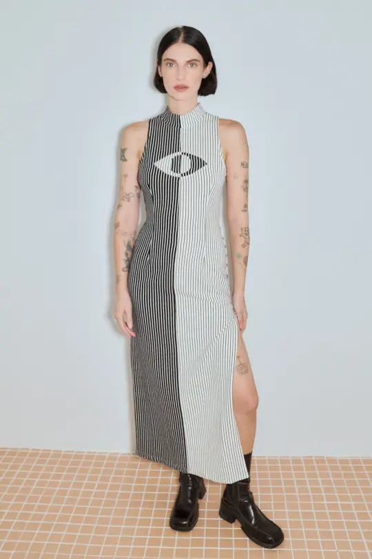 Hypno Stripe Maxi Dress