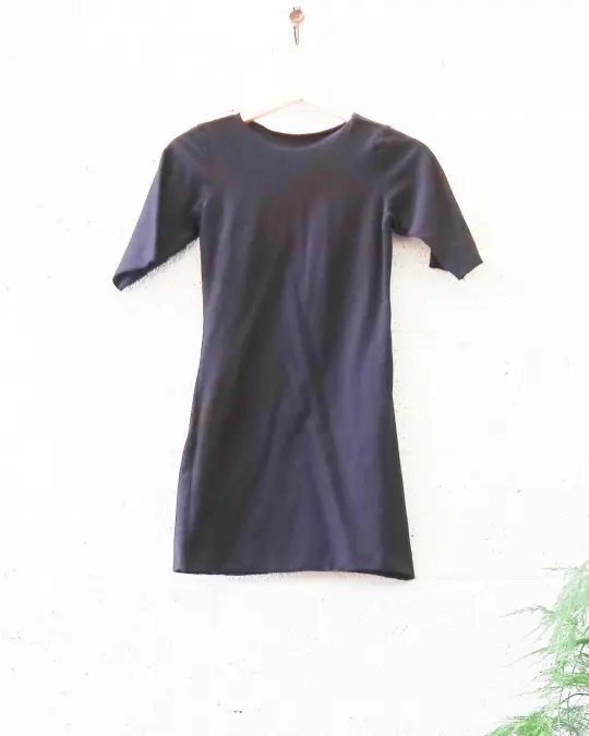 SALE - Jewel Pencil Tunic / XXS / Midnight / Stretch Cotton (101)