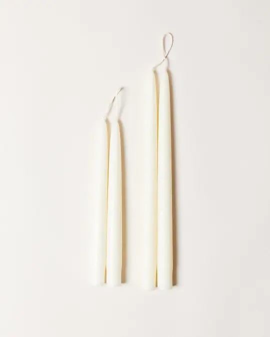 Taper Candles - White
