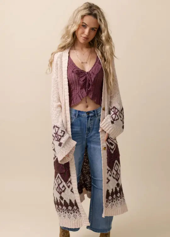 Pamella Sweater in Rosetan