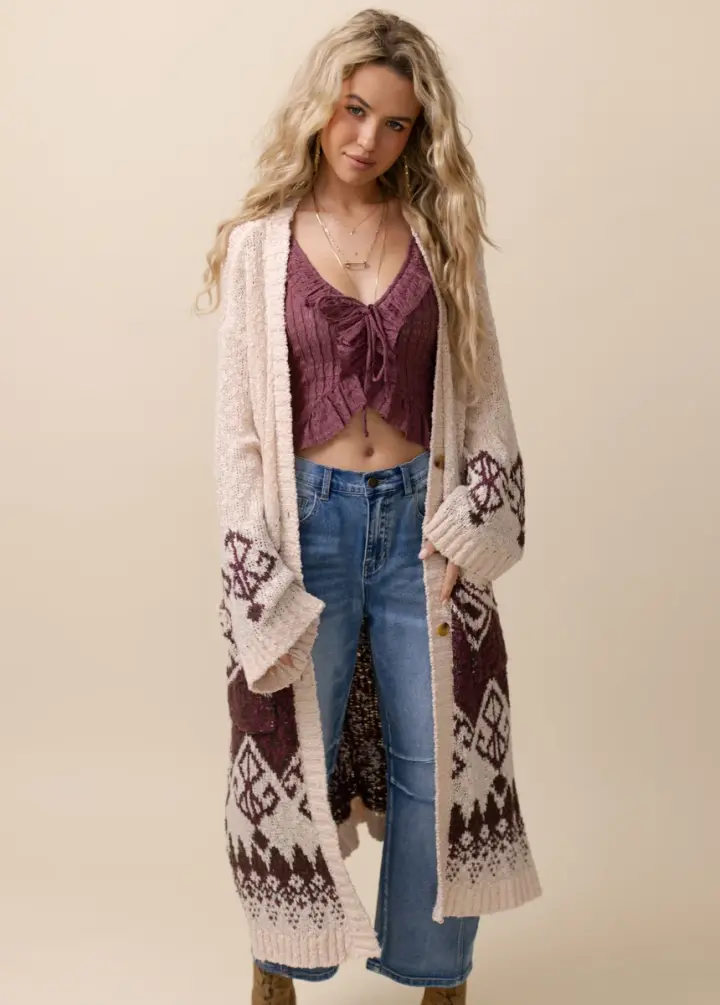 Pamella Sweater in Rosetan