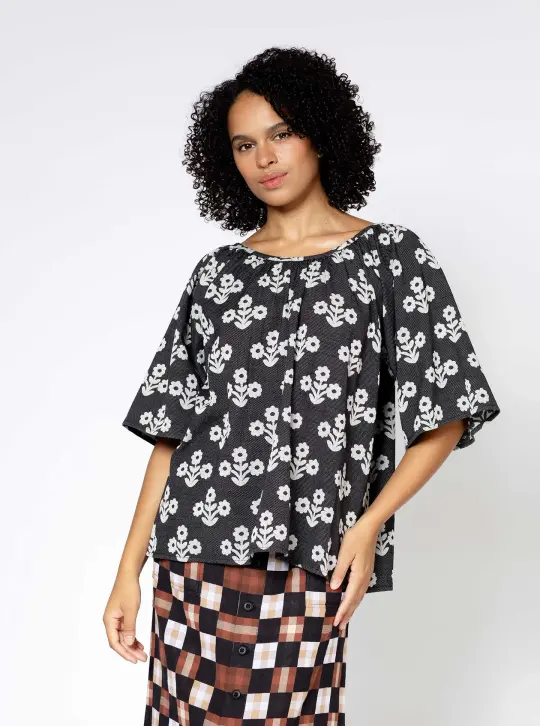 sample sale | gigi top gardenia | XS