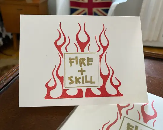 Fire + Skill Note Cards