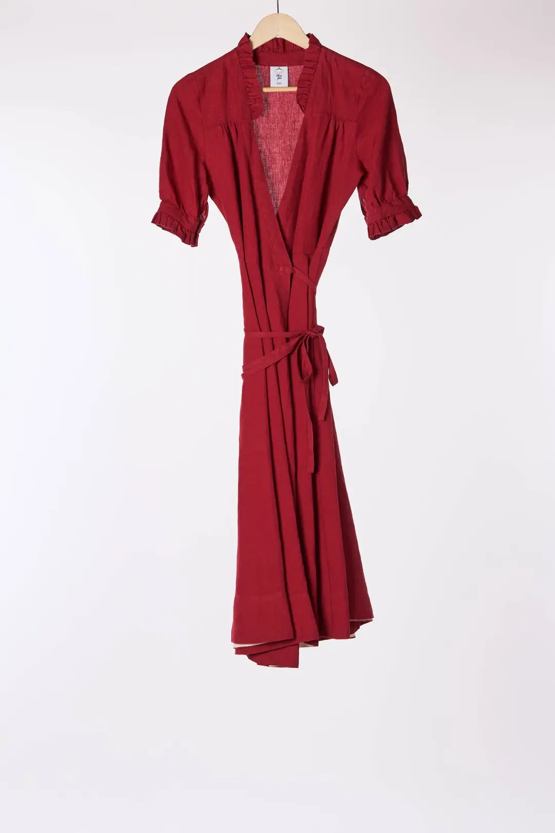 Darcy Dress, Short Sleeve, Marsala Red