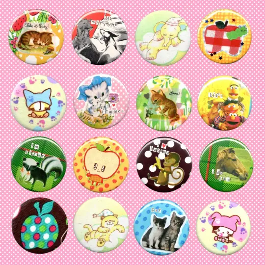 collage buttons