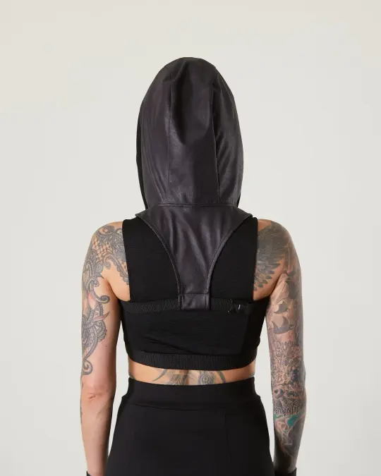 ERHi Faux leather hood