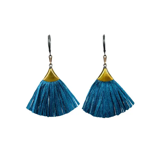 Plume Earrings - Ocean