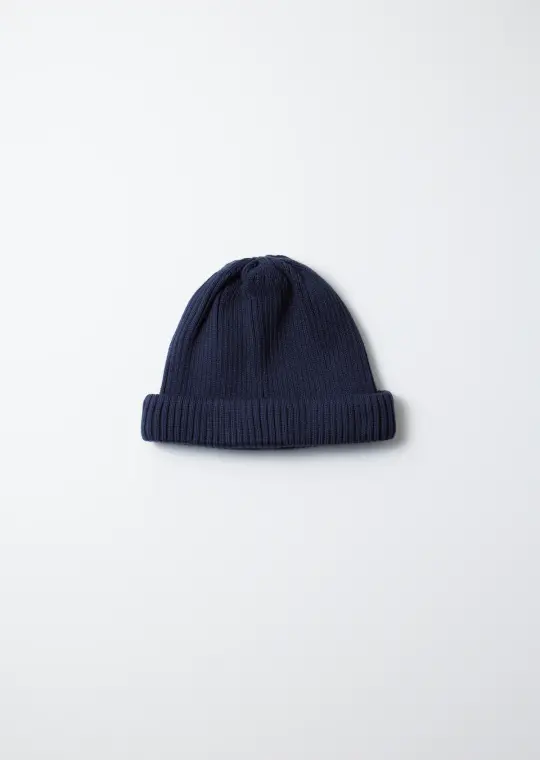 ROTOTO - Cotton Roll Up Hat - Navy Blue