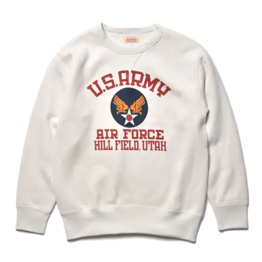 MILITARY PRINT SWEATSHIRT / USAF HILL FIELD