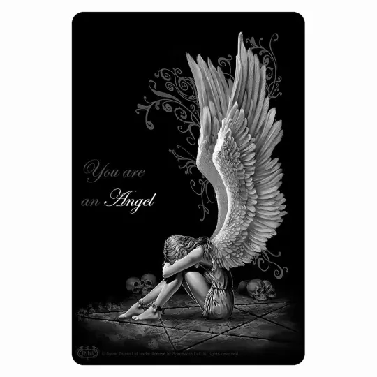 ENSLAVED ANGEL - Greet Tin Metal Cards – Goth Accessory