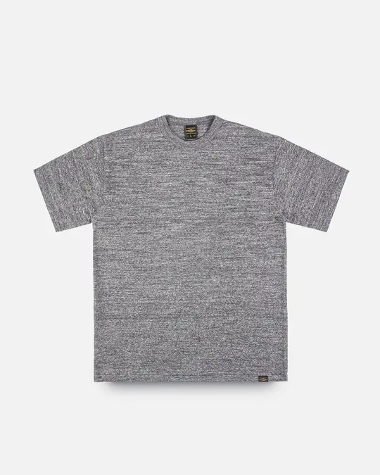 6.5oz Loopwheel Crew Neck T-Shirt with longer body - Light Grey