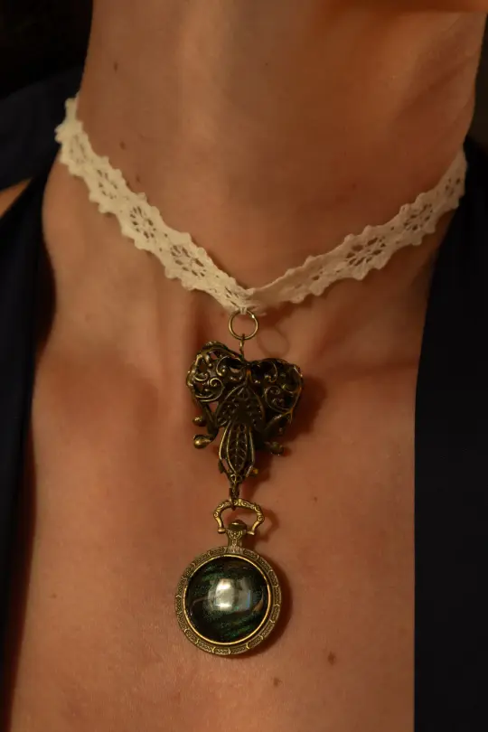 The Unfinished Prayer | Butterfly Wing Perfume Reliquary