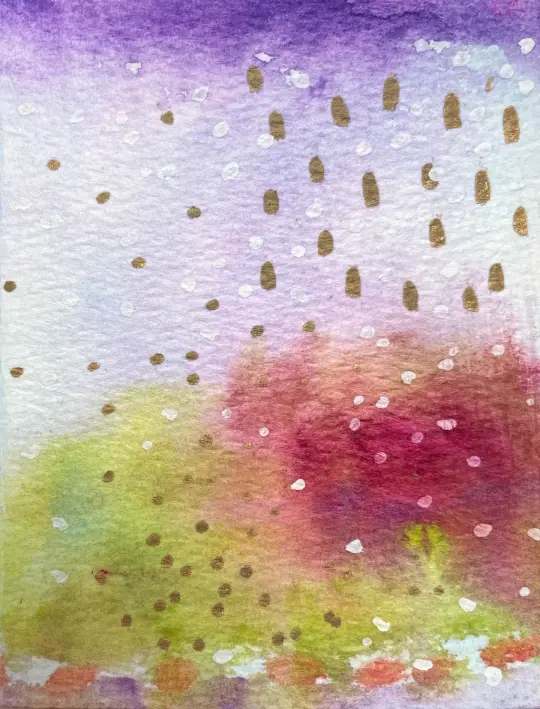 Valentine's Day Watercolor Card