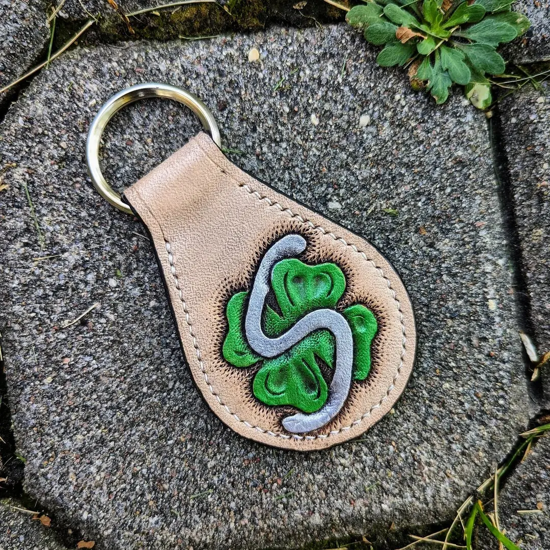 CUSTOM Key Fob | Clover + Pool Ball for E.H.