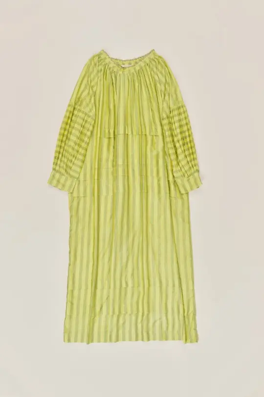 ALVA - LIME GREEN STRIPES | DUSTY PINK & INDIGO STRIPES