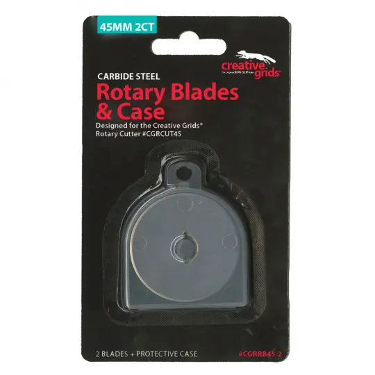 Creative Grids 45mm Rotary Blades & Case 2CT
