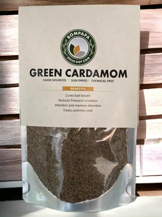 Green Cardamon chemical-free sun dried - Seeds or Whole