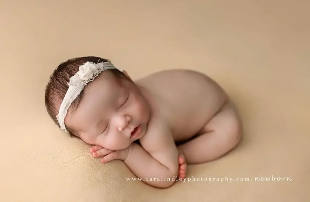 Chloe thick knit beanbag backdrop in Butterscotch