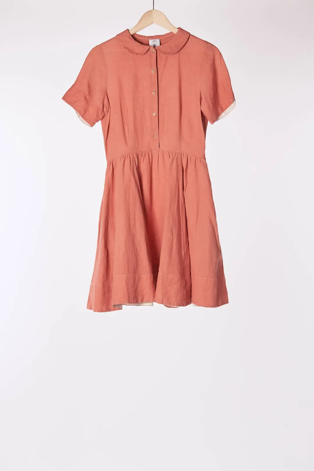 Mini Classic Dress, Vintage Pink, Short Sleeve