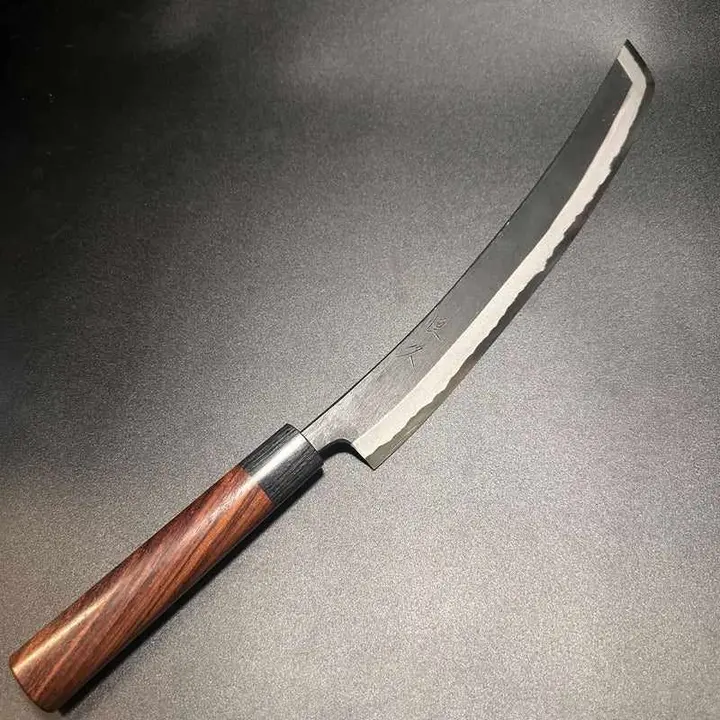 TSUNEHISA AOGAMI #2 KUROUCHI 300MM SAKIMARU with Rosewood Oval Wa Handle