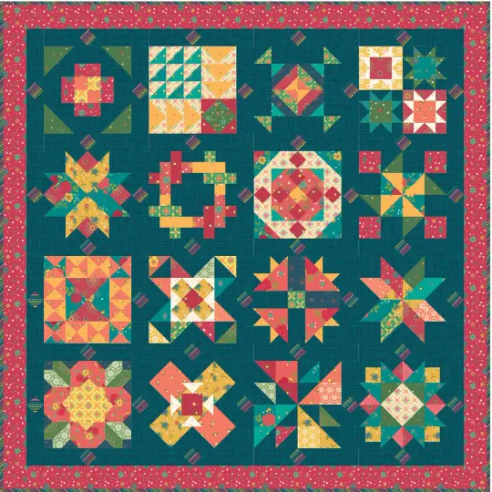 RBD Block Challenge Kit - Market Street and Grasscloth Cottons