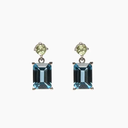 Gemstone Dangle Earrings