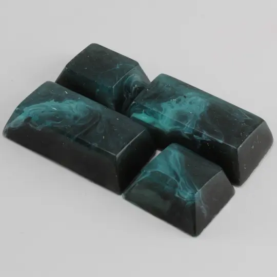 Alps Stem Cherry 2.00u 1.25u Pairs Resin Artisan Keycaps Week 36-2