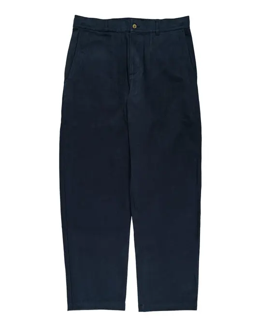 De Bonne Facture Balloon Trousers Heavy Cotton Drill Dark Navy