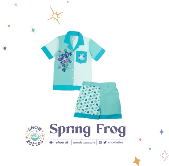 Spring Frog Shirt and Shorts