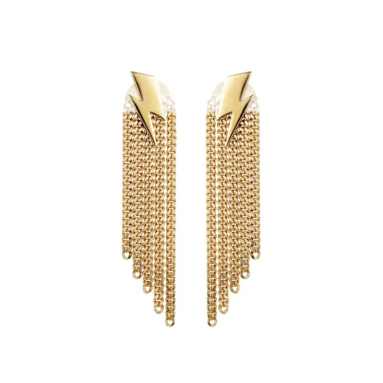 Bowie Flash Chainback Earrings
