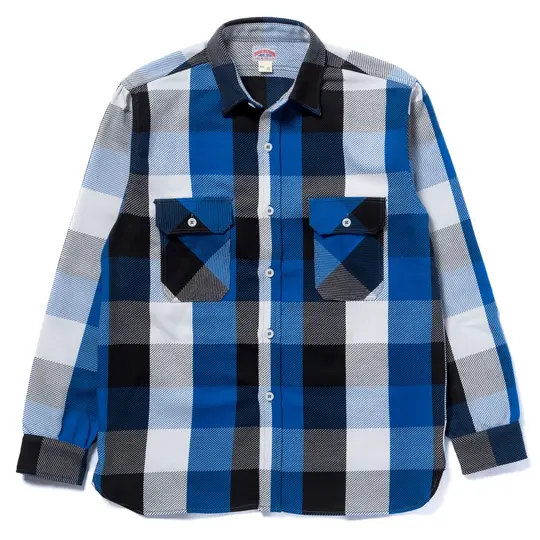 8HU LUMBERJACK BLOCK CHECK FLANNEL SHIRT