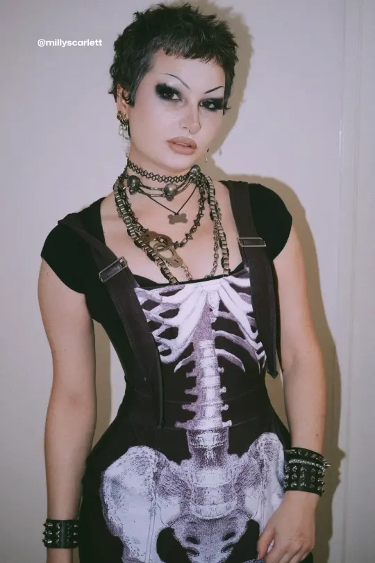 Black Ribs Overalls