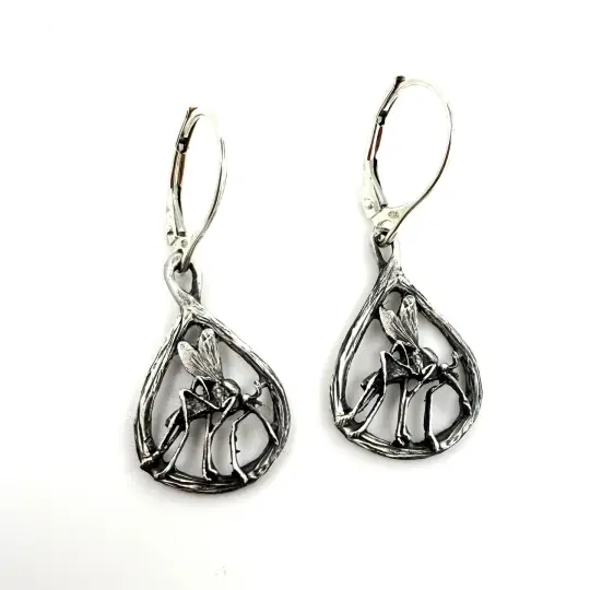 Mosquito drop earrings