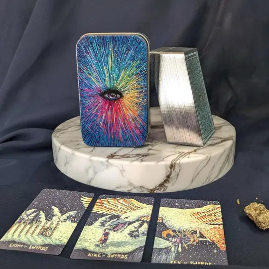 Little Prisma Visions Tarot Deck – Travel-Sized Tarot for Beginners & Experts