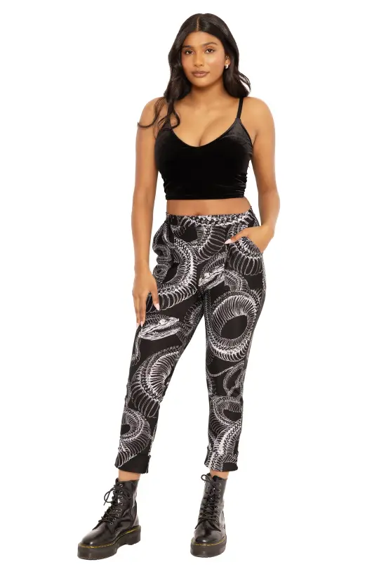 Dead Snake Cuffed Pants