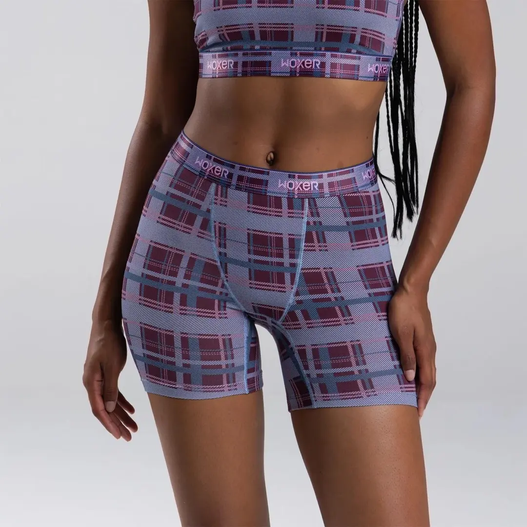 Baller High Waisted Mountain Plaid