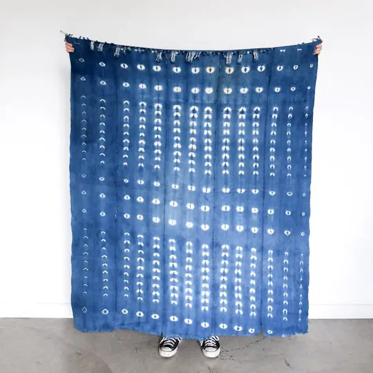 Burkina Faso Indigo with Floral Buds