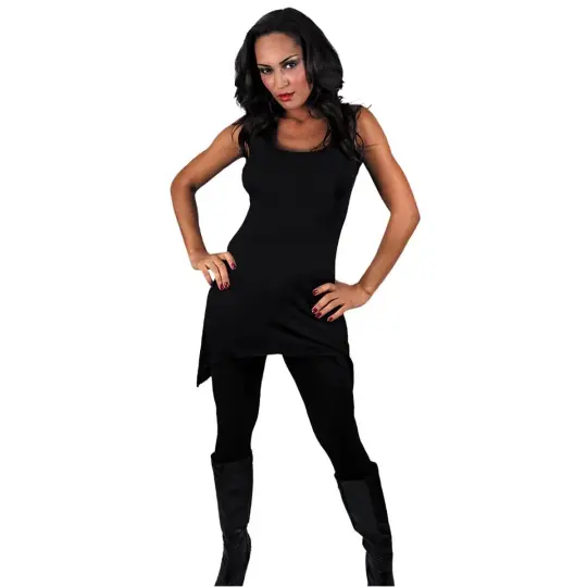 Gothic Elegance Camisole Dress Black - Dark Academia Dress - Alternative Fashion Dress