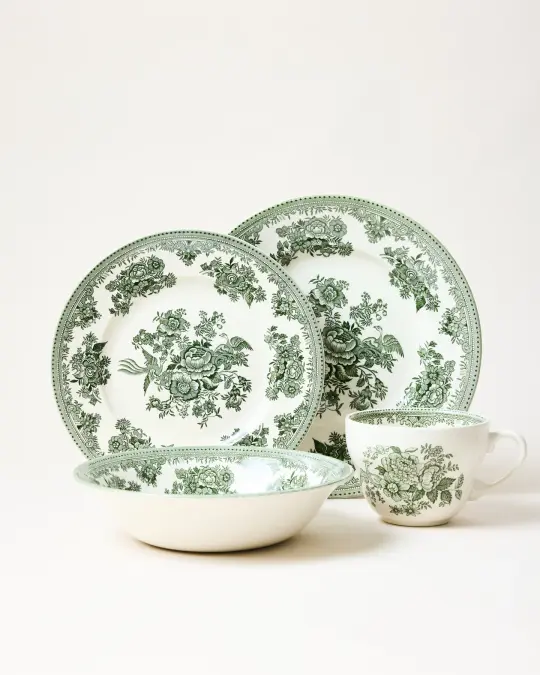 Vintage Transferware Place Setting
