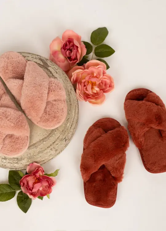 Prisca Slippers in Cinnamon