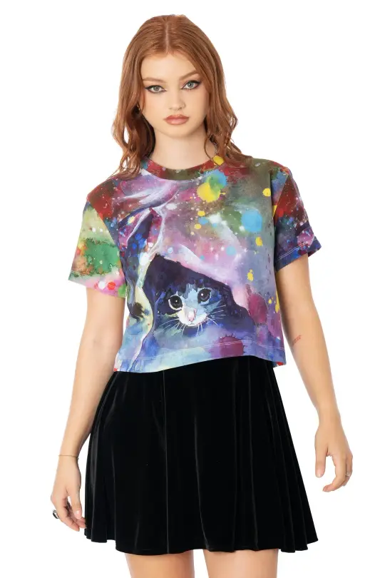 Meow Cotton Baby Tee