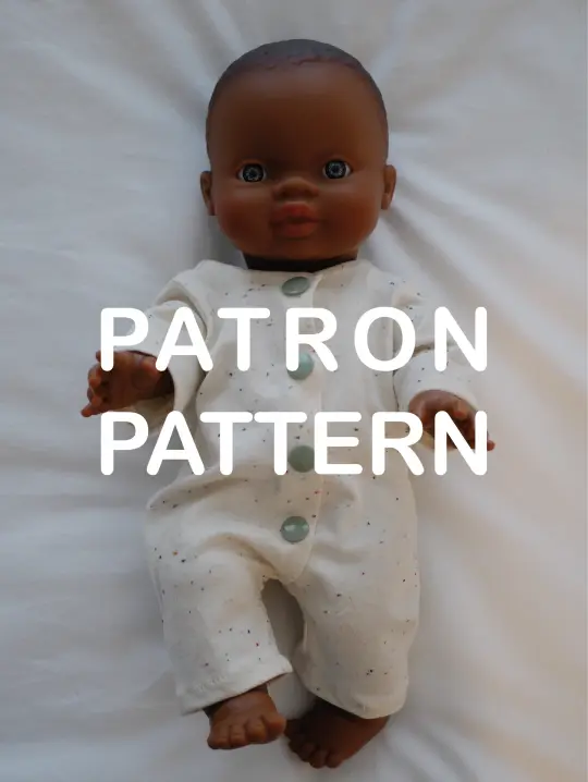 PATRON COMBI pour poupée / JUMPSUIT PATTERN for doll