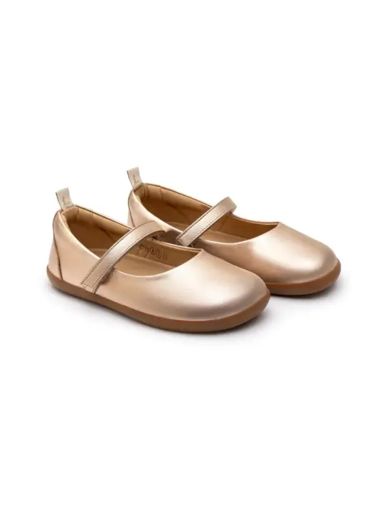 Catch Mary Janes - Metallic Salmon (Kids)