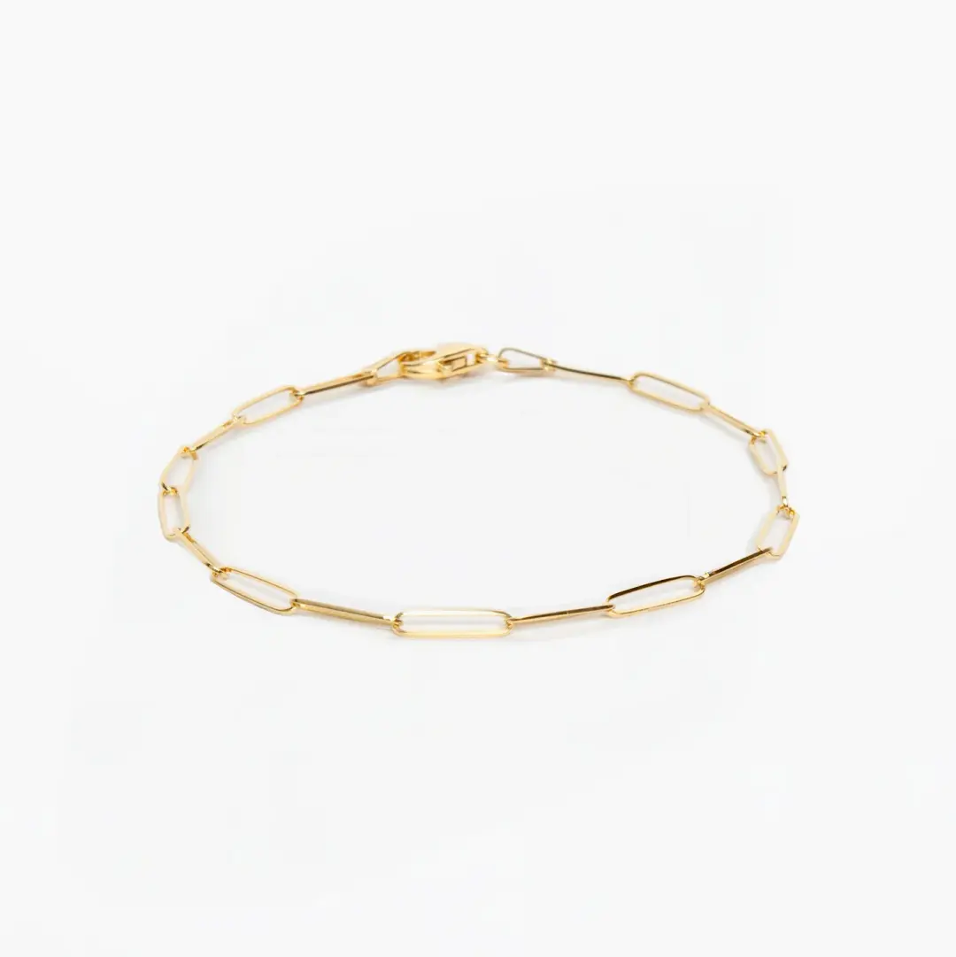 Paperclip Chain Bracelet