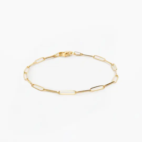 Paperclip Chain Bracelet