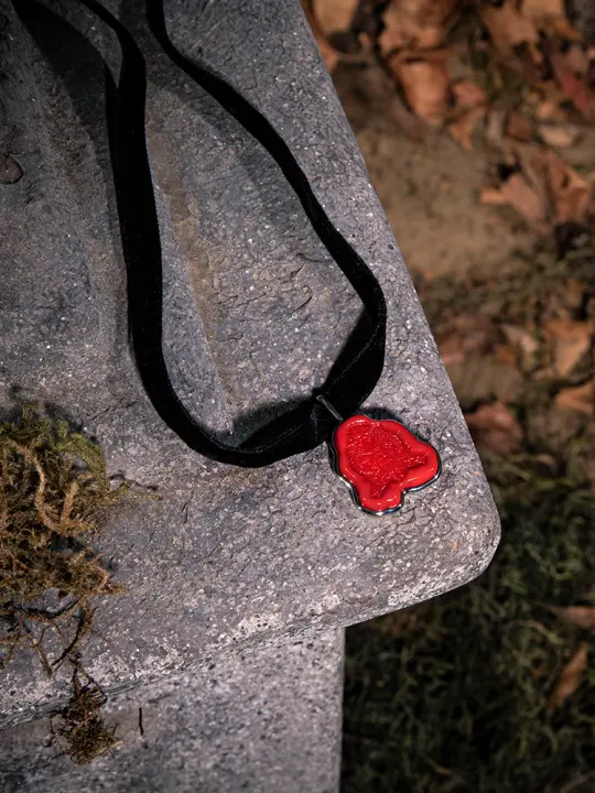 FINAL SALE - Sleepy Hollow™ Van Garrett Wax Seal Necklace