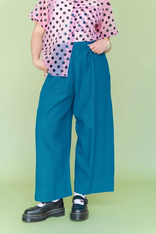 TEAL MID EASY PANT
